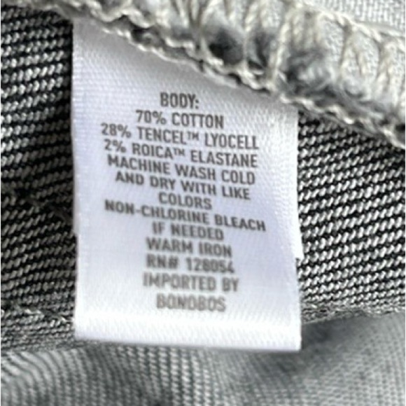 🆕 Bonobos Men’s Jeans Slim Fit Size 32x30 Gray Wash - Picture 9 of 13